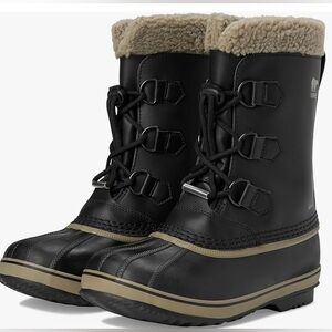 SOREL Kids Yoot Pac TP WP Boot Size 3 Black